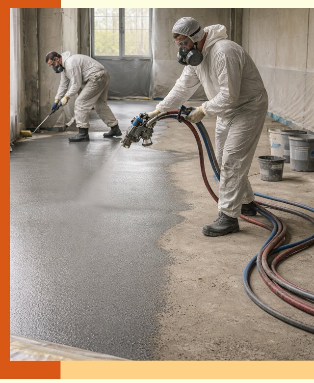 Гидроизоляция полимочевиной полов и конструкций в Иркутске